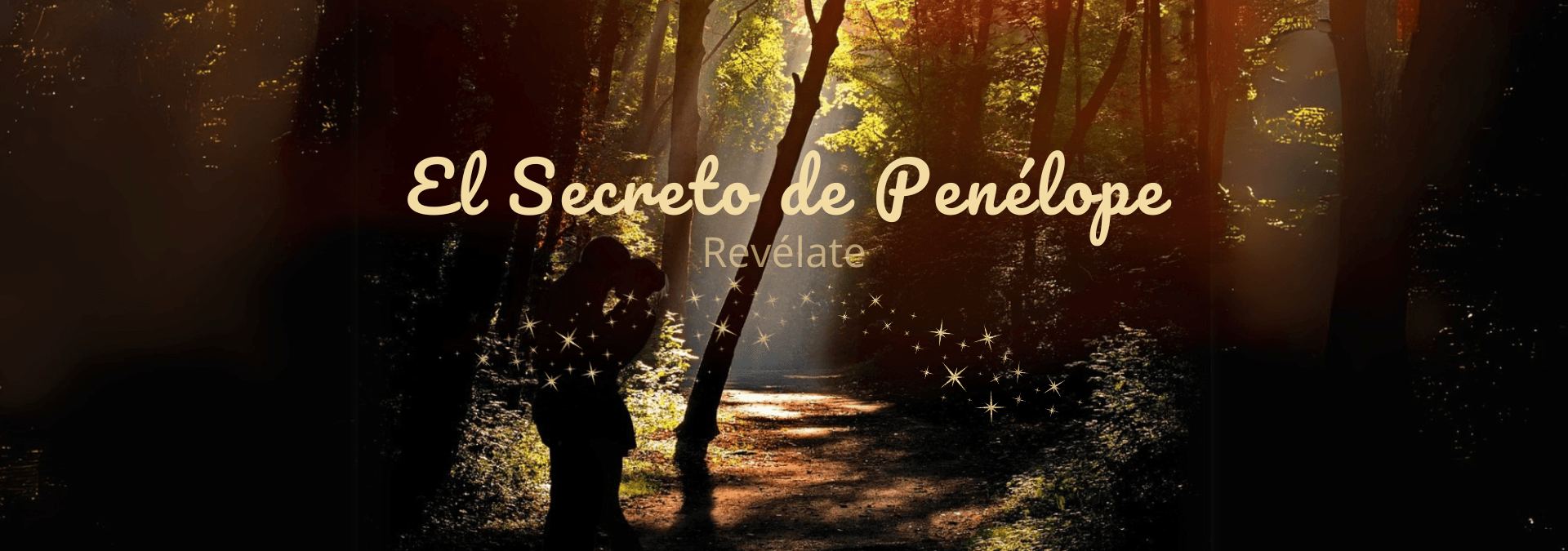 El Secreto de Penélope (1920 x 675 px) En le Blog del El Secreto pareja en un bosque al atardecer en el secreto de Penélope
